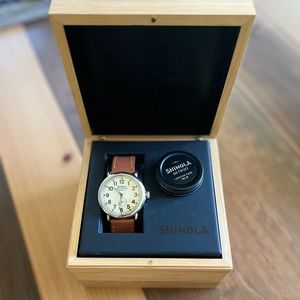 Shinola Runwell Watch with Filson band